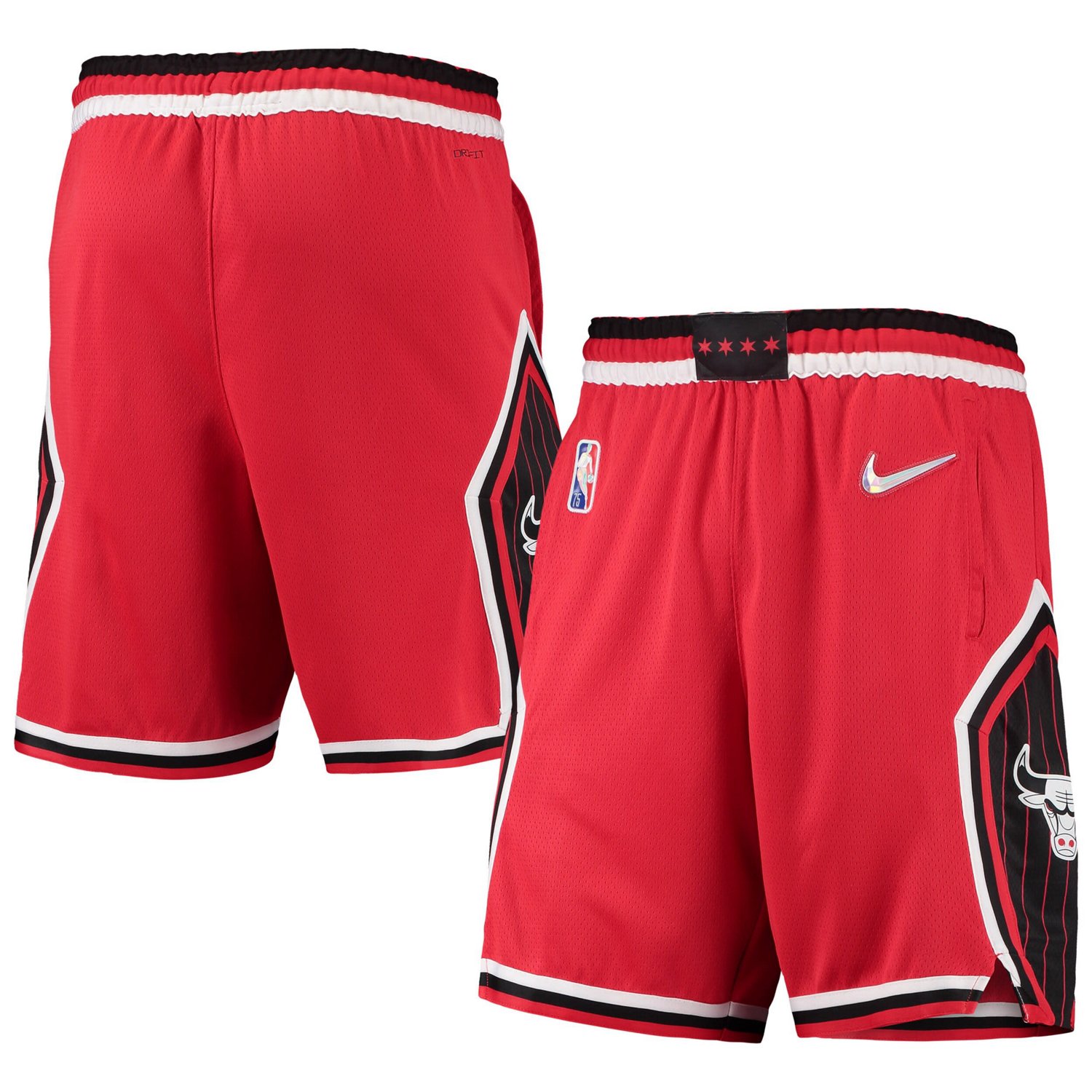 Nike /Black Chicago Bulls 2021/22 City Edition Swingman Shorts | Academy