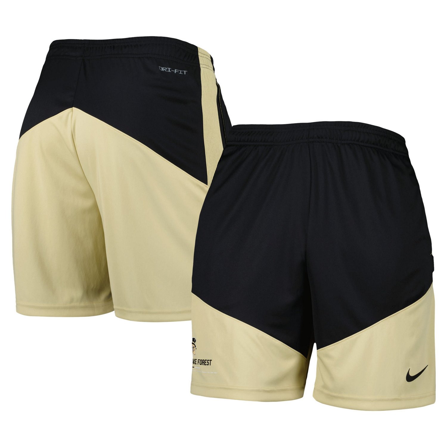 Nike /Gold Wake Forest Demon Deacons Performance Player Shorts | Academy