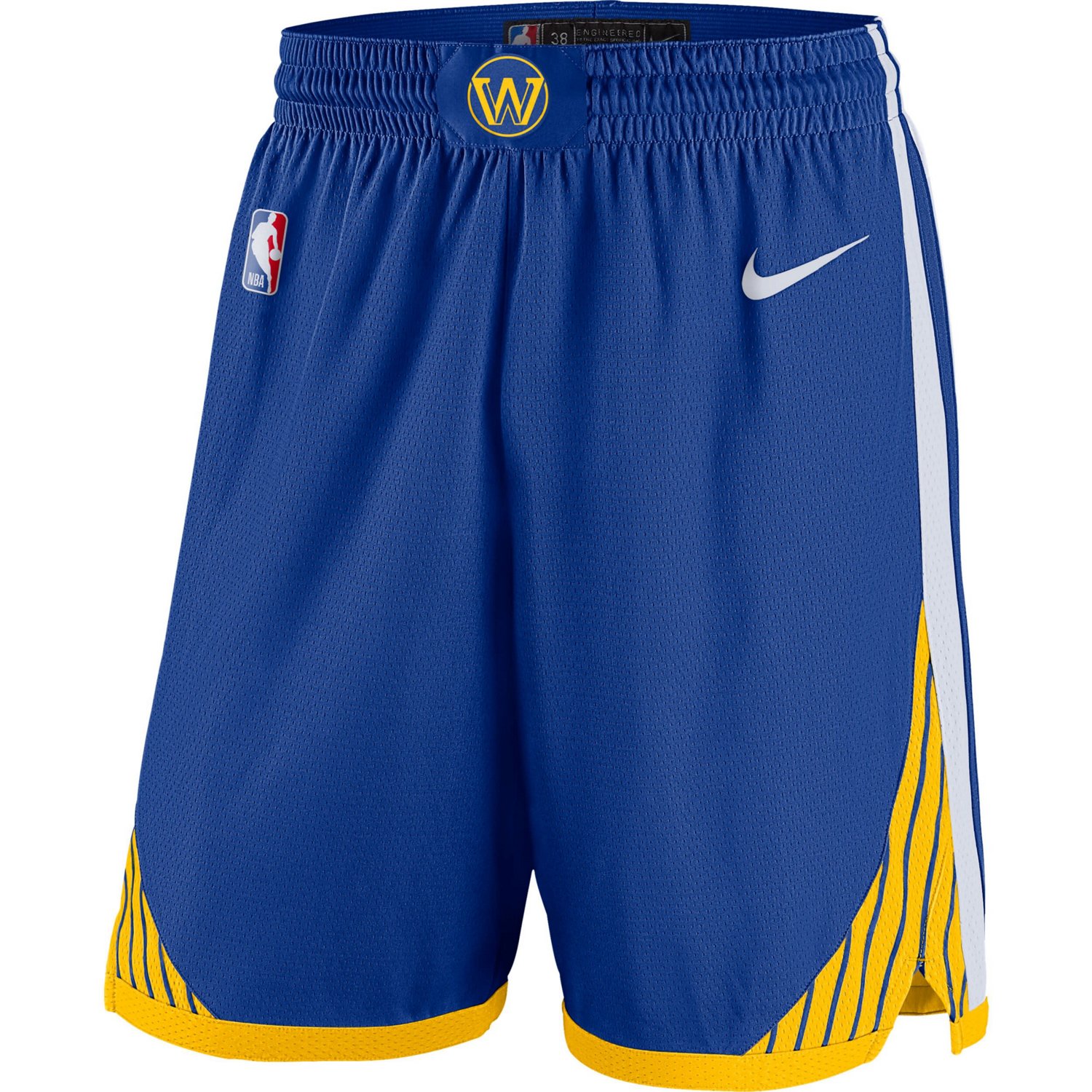 Nike 2019 20 Golden State Warriors Icon Edition Swingman Shorts Academy