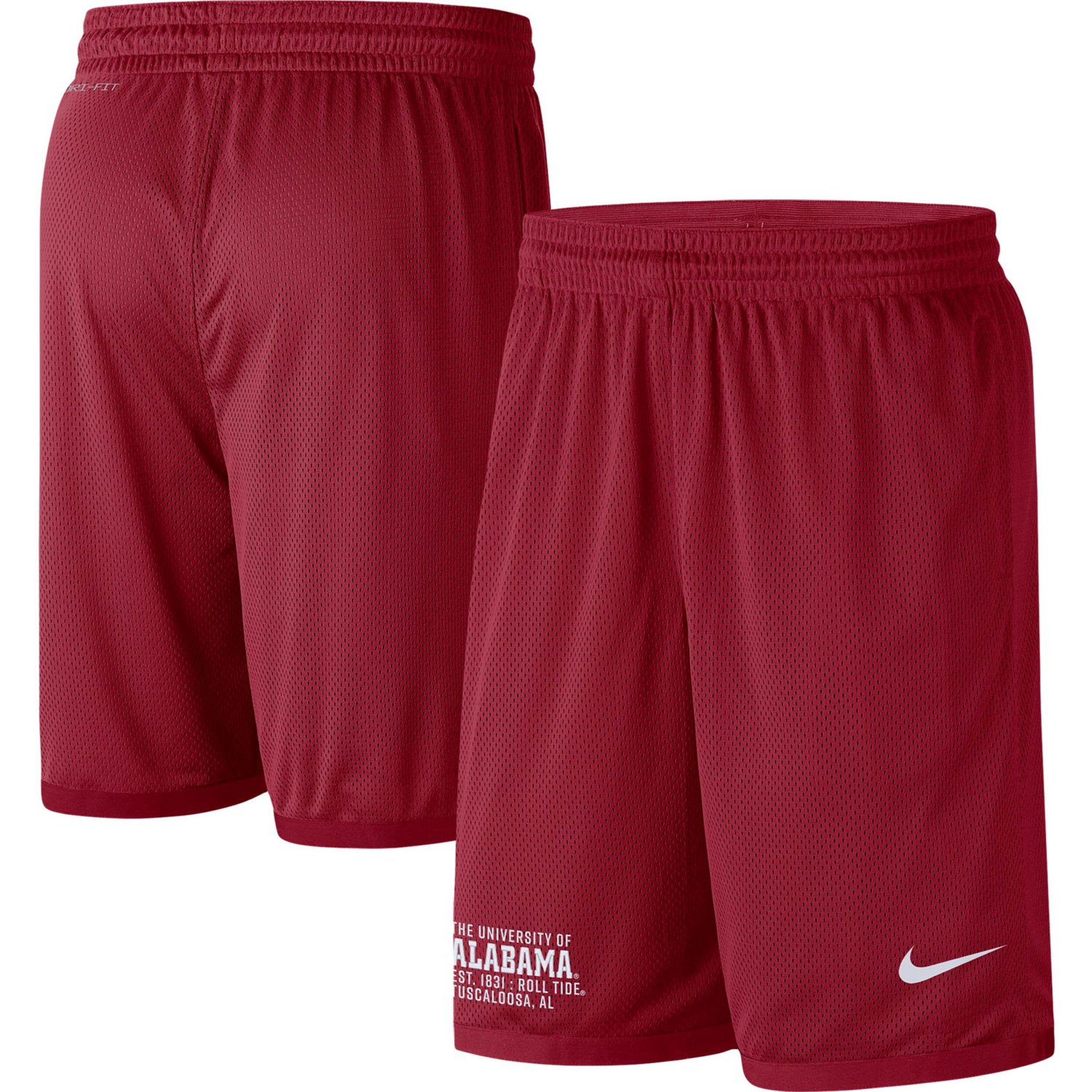 Nike Alabama Tide Performance Mesh Shorts | Academy