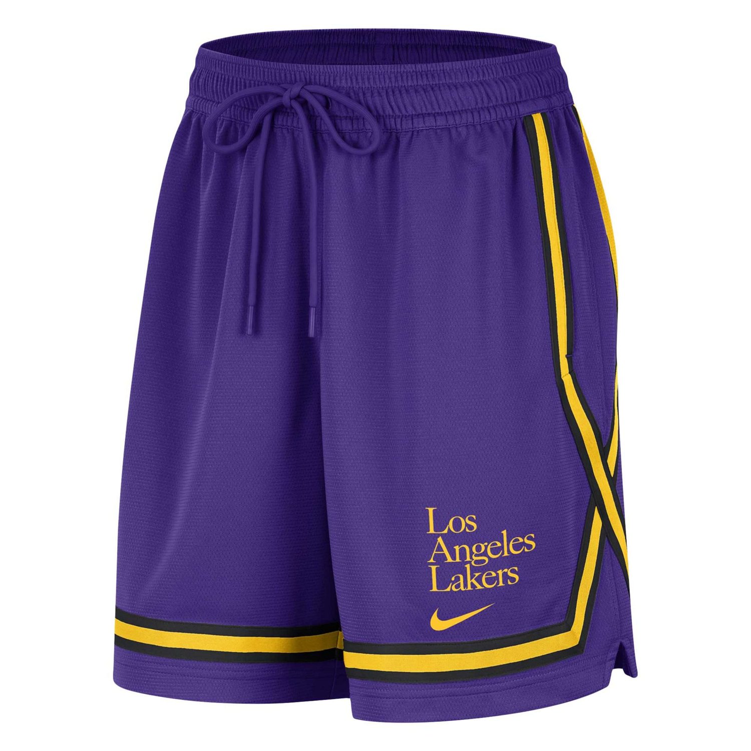 Nike Los Angeles Lakers Authentic Crossover Fly Performance Shorts ...