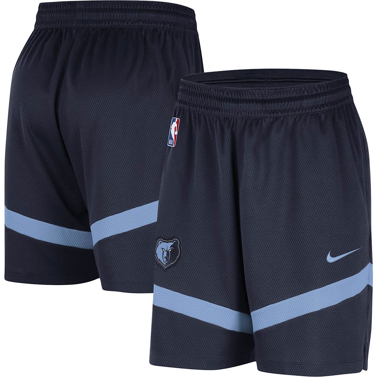 Nike Memphis Grizzlies On-Court Practice Warmup Performance Shorts ...
