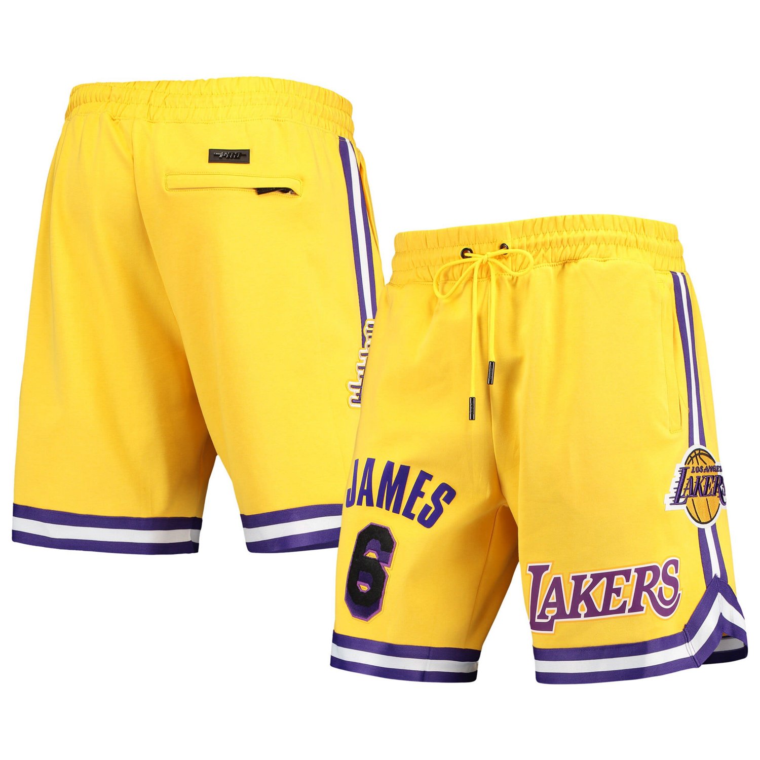 Pro Standard LeBron James Los Angeles Lakers Player Replica Shorts ...