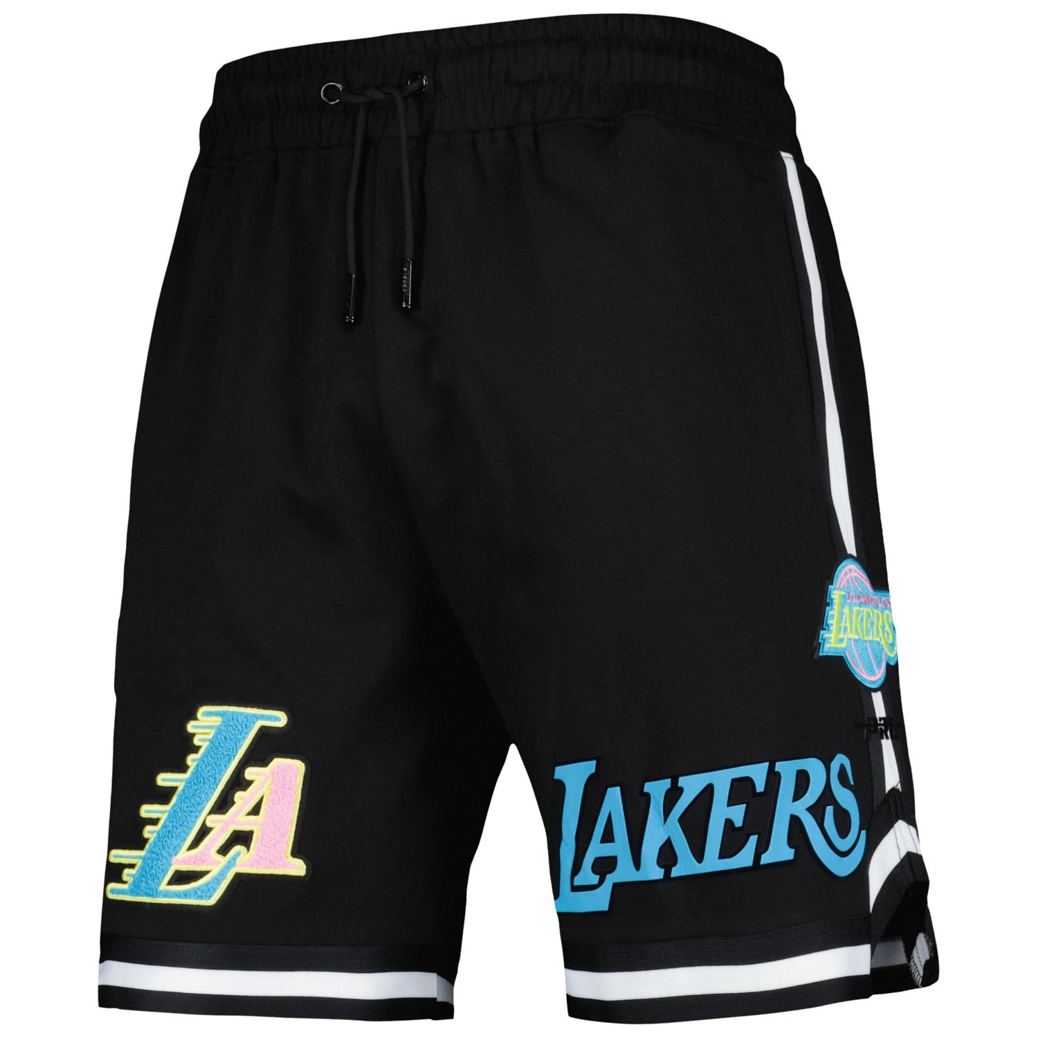 Pro Standard Los Angeles Lakers Washed Neon Shorts Academy 