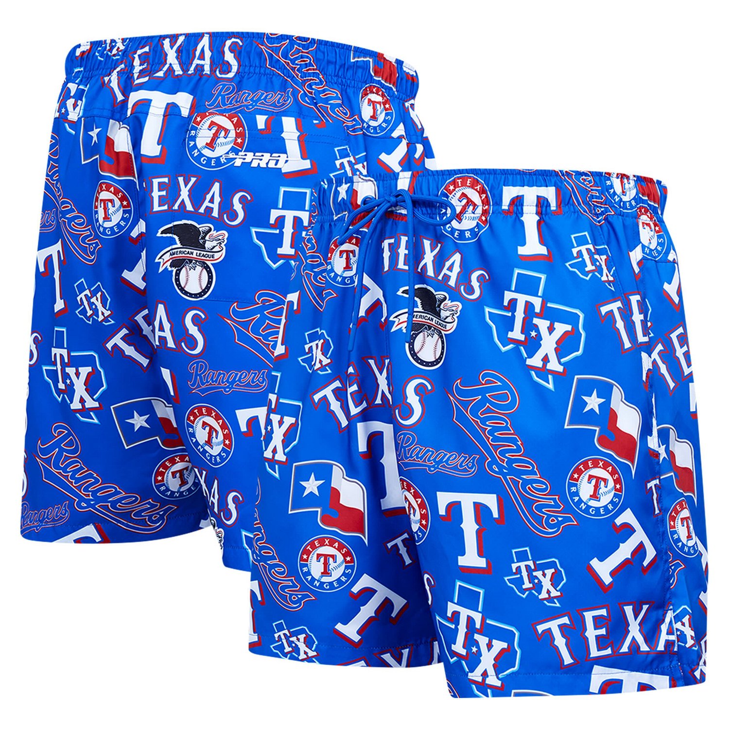 Pro Standard Texas Rangers Toss Logo Woven Shorts | Academy