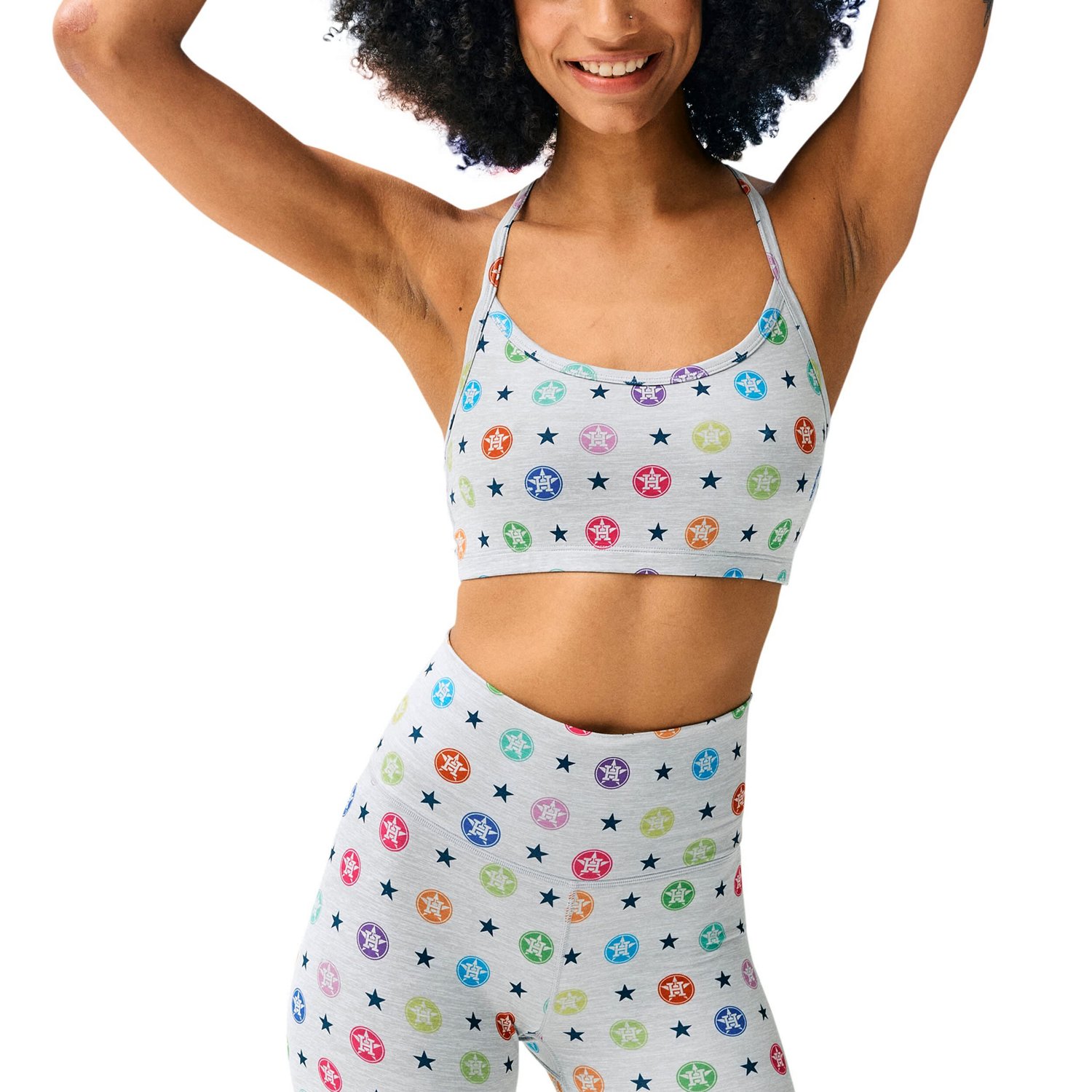 Terez Houston Astros TLC Rainbow Shorts | Academy