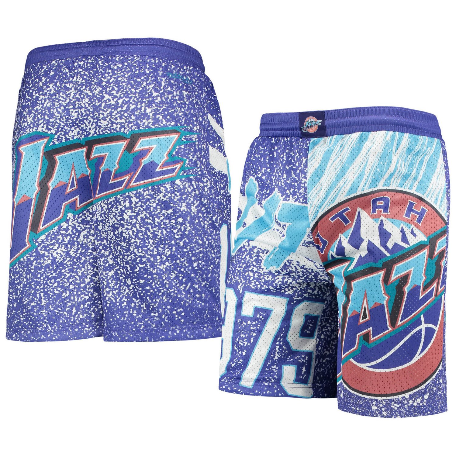 mitchell and ness utah jazz shorts
