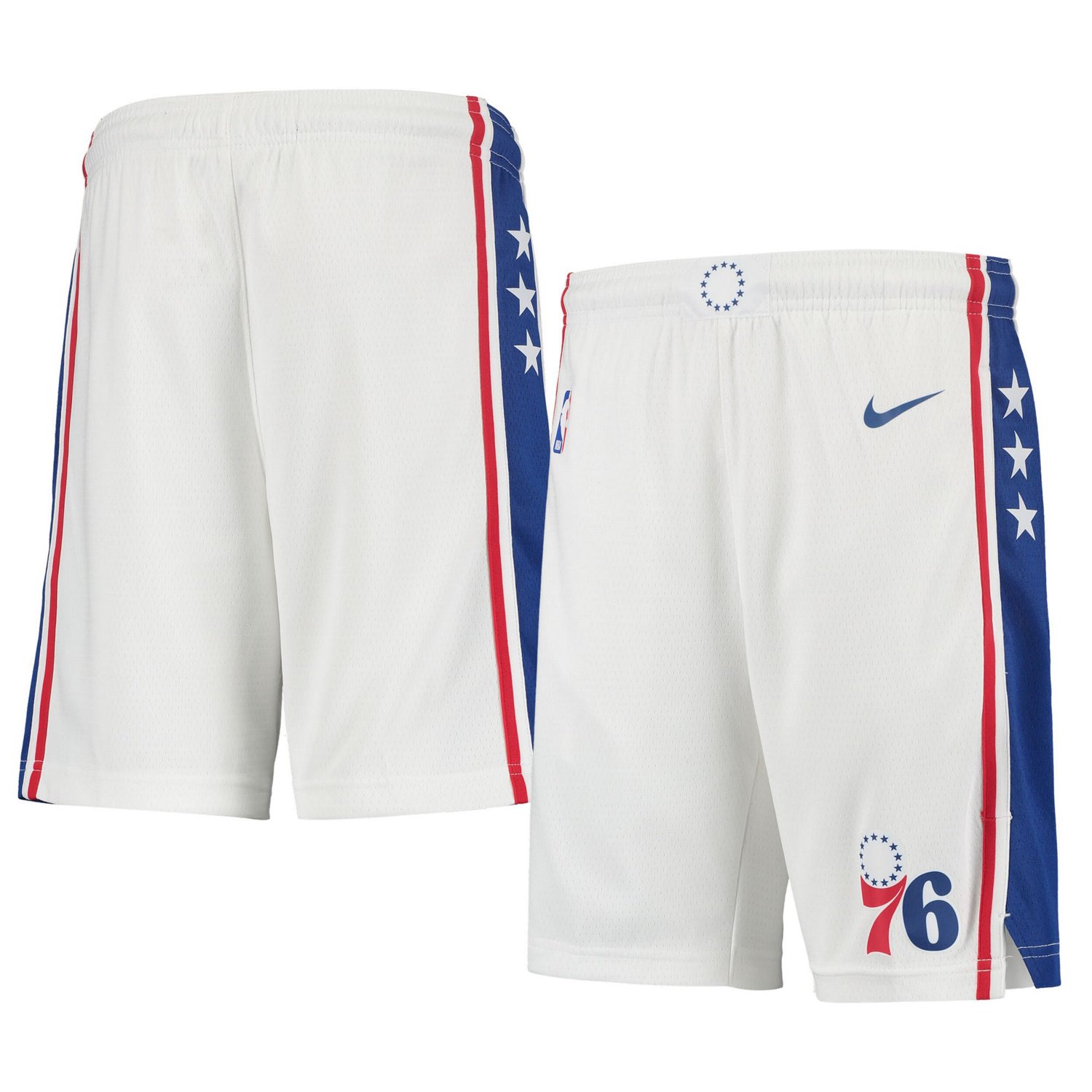 Youth Nike Philadelphia 76ers 2020/21 Swingman Shorts - Association ...