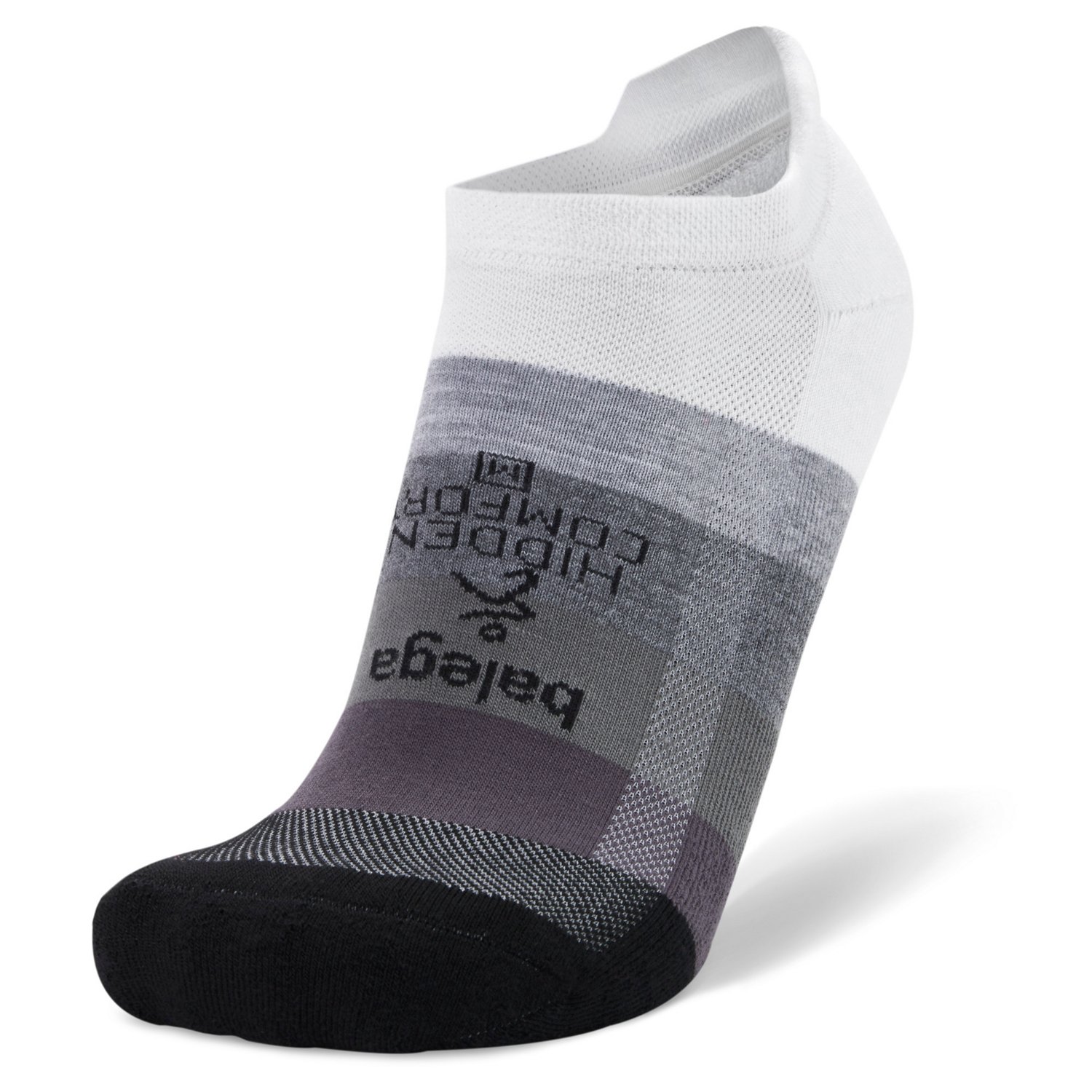 Balega Hidden Comfort Stripe No Show Socks 1 Pack Academy