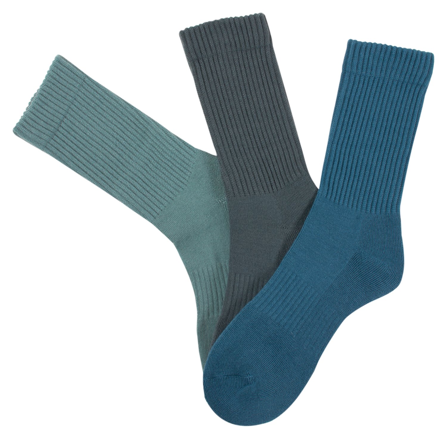 BCG Solids Everyday Crew Socks 3Pack Academy