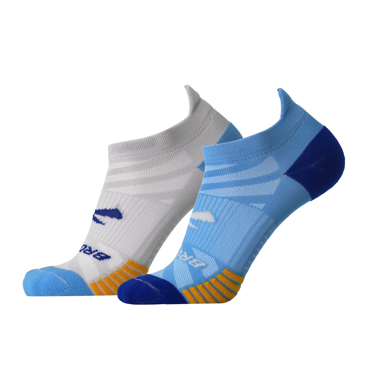 Brooks Adults’ Ghost Lite No-Show Socks 2-Pack | Academy