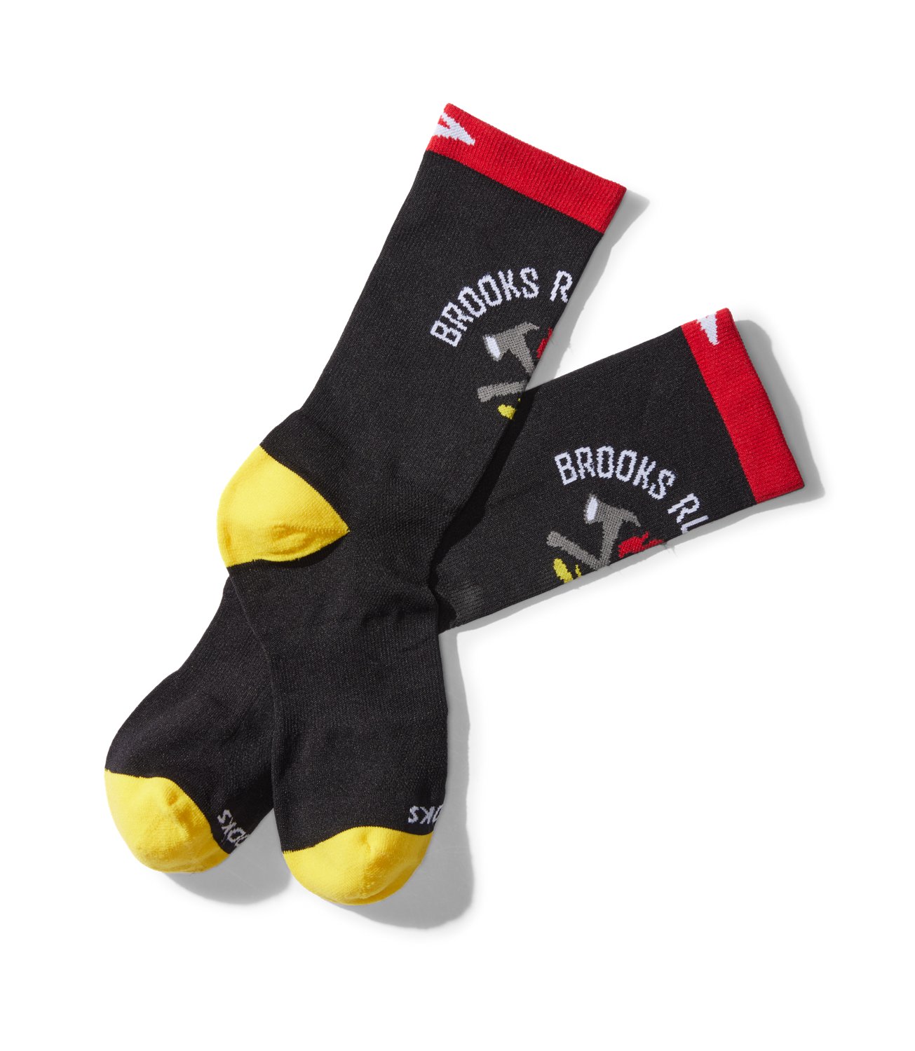 Brooks Ghost Hero Pack Fire Fighter Crew Socks Academy