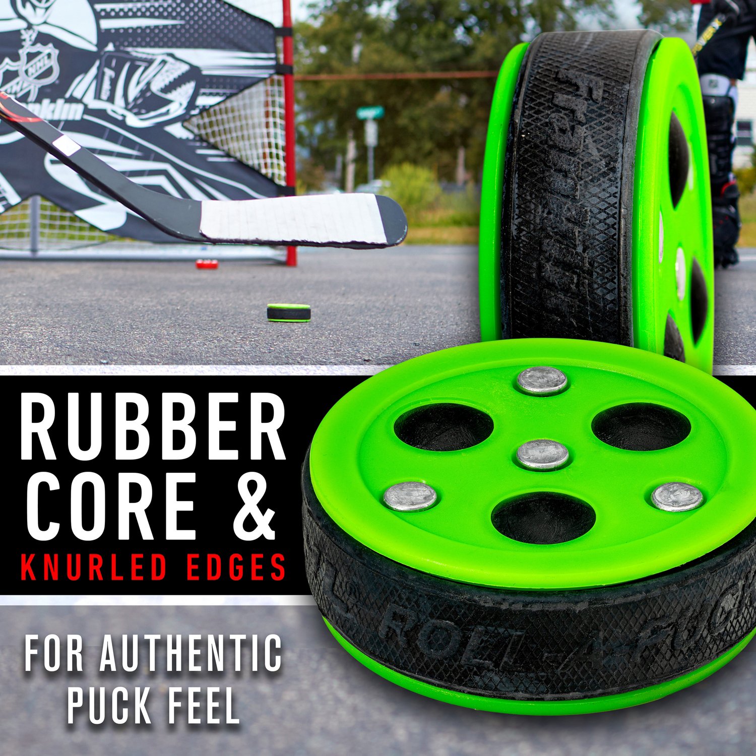 Franklin NHL RollaPuck Training Hockey Puck Academy