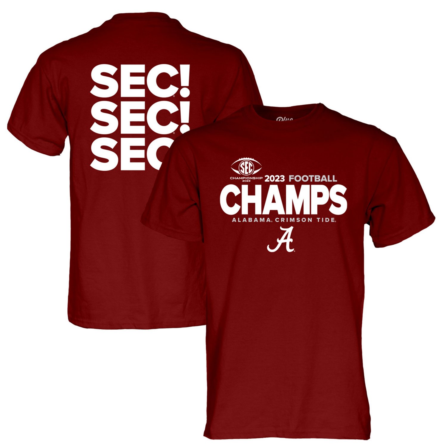 84 Alabama Tide 2023 SEC Football Conference Champions Locker Room T