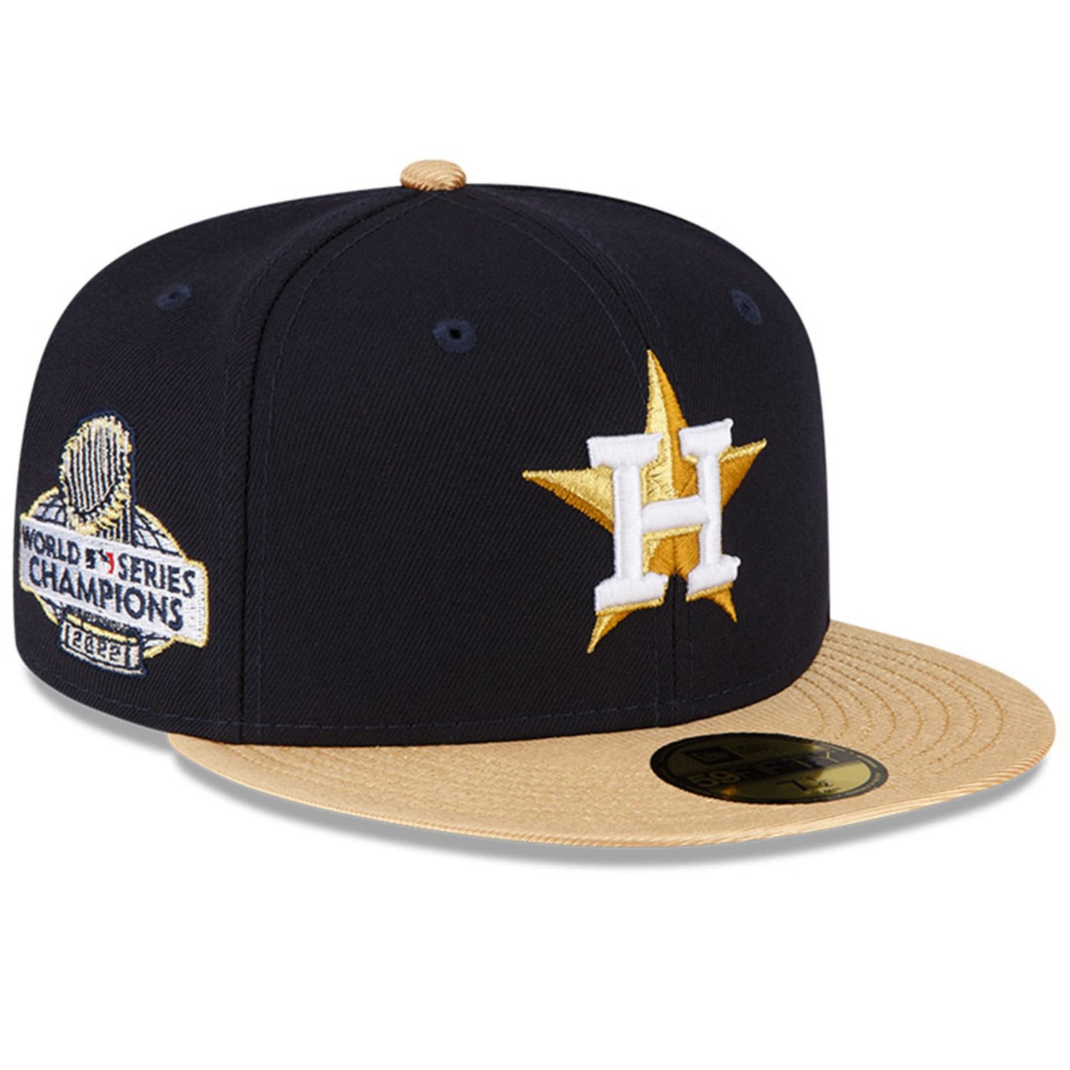 New Era Houston Astros 2023 Gold Collection 59FIFTY Fitted Hat Academy