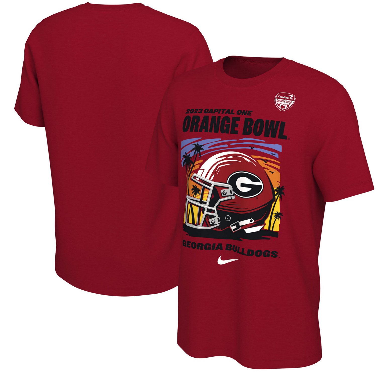 Nike Bulldogs 2023 Orange Bowl Illustrated TShirt Academy