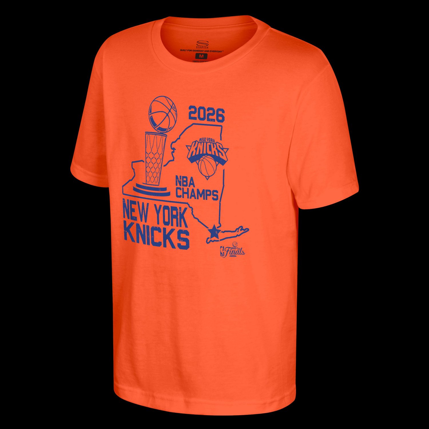 Stadium Essentials New York Knicks 2026 NBA Finals Champions State T ...