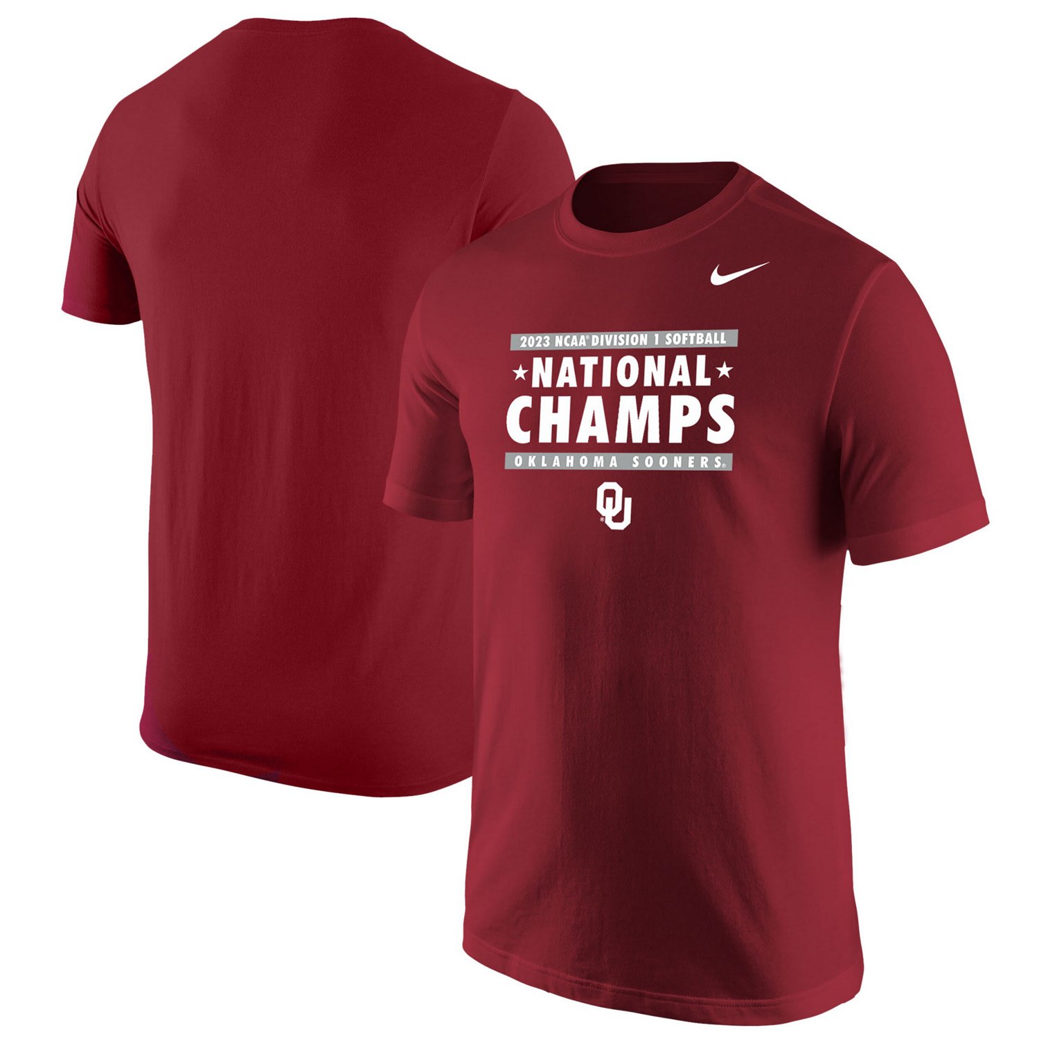 Unisex Nike Oklahoma Sooners 2023 NCAA Softball Women's College World ...