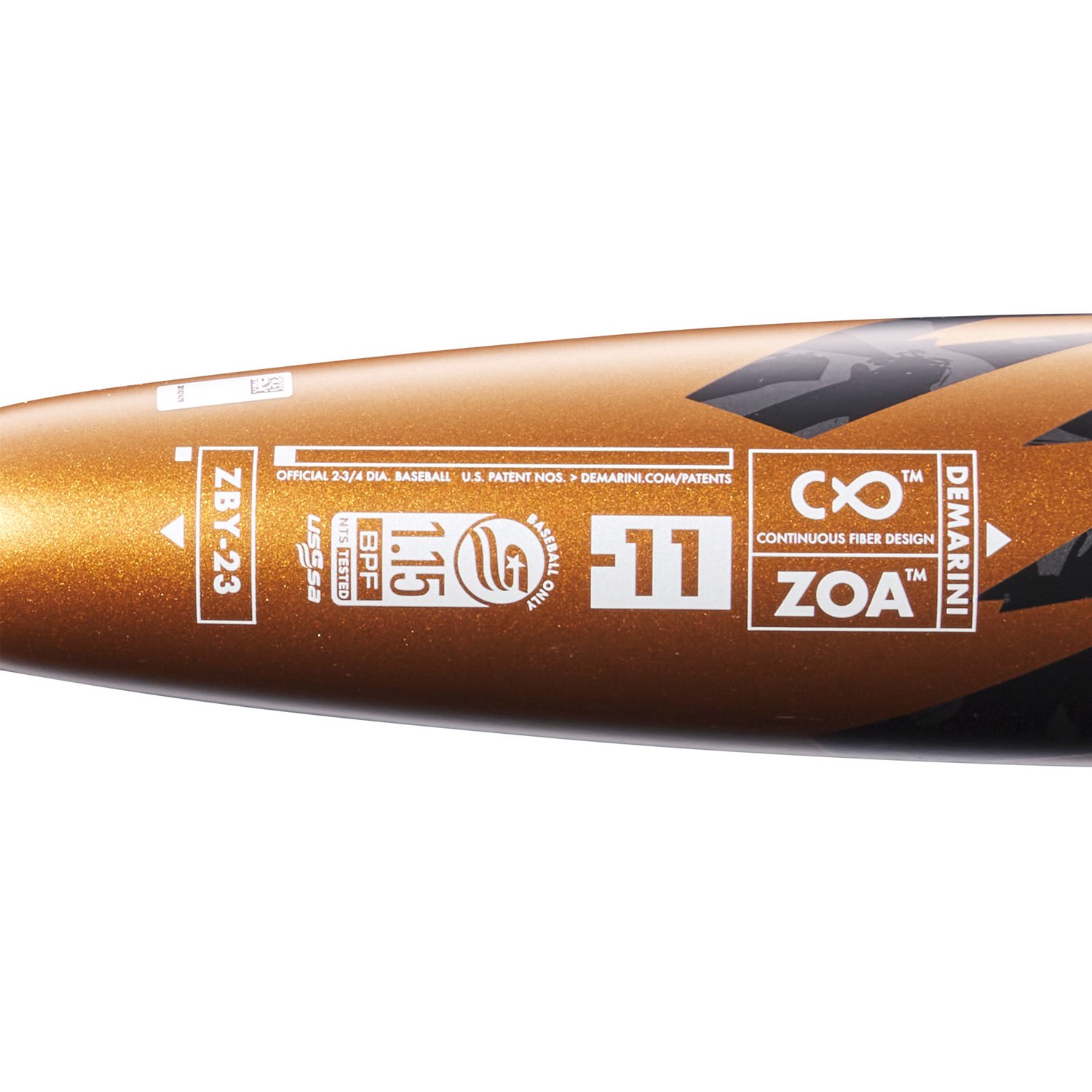 DeMarini Zoa USSSA 2023 Baseball Bat 11 Academy