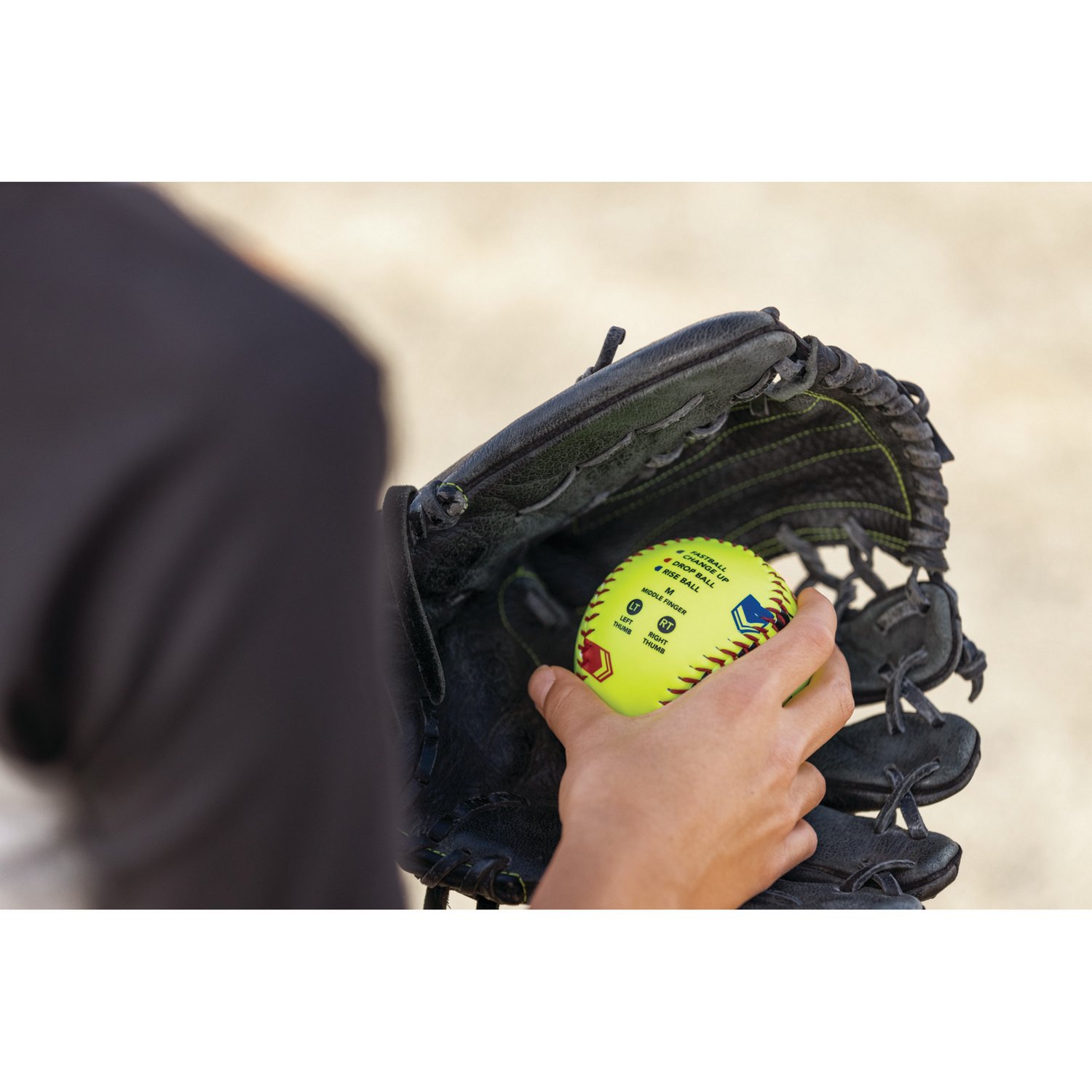 SKLZ Youth Pitch Training Softball with Finger Placement Academy