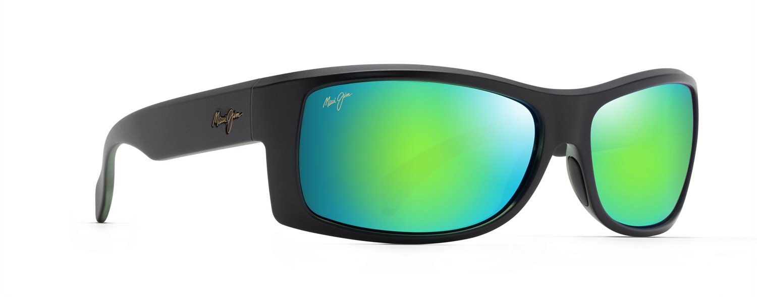 Maui Jim Men's Equator Polarized Wrap Rectangle Sunglasses Academy