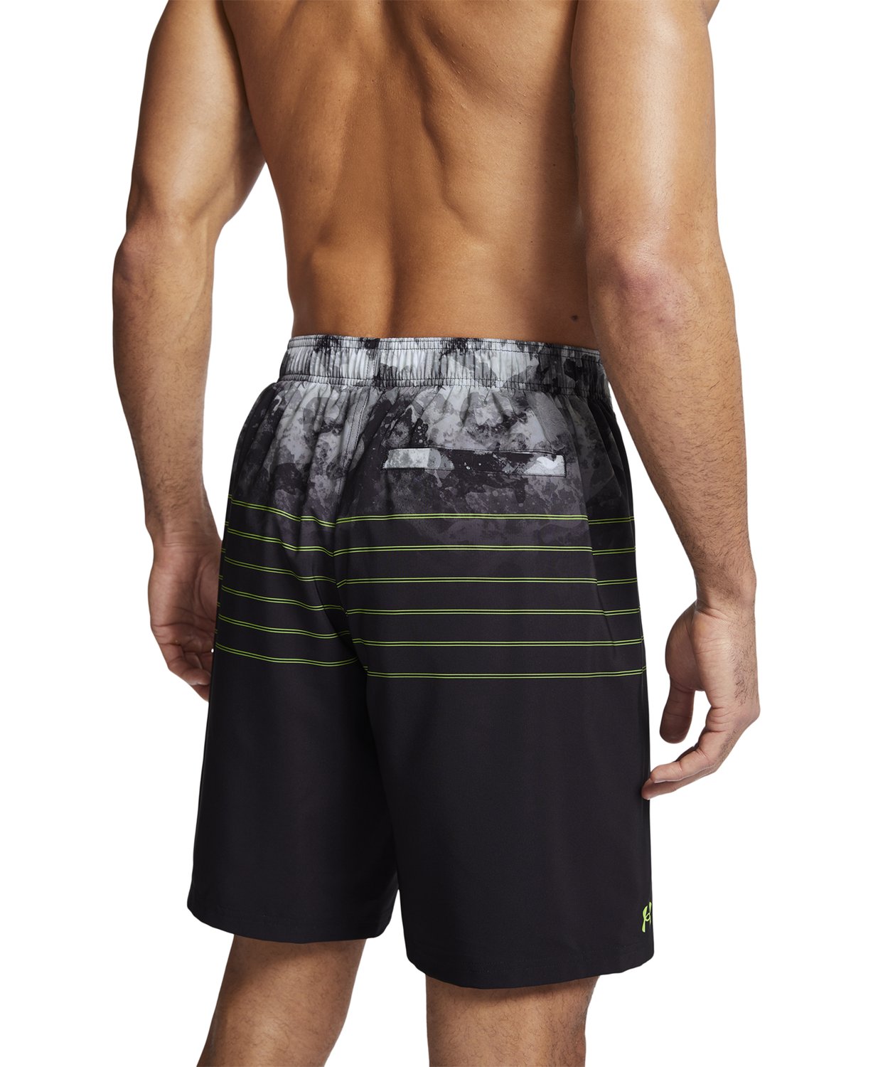 Under Armour Men's Gradient Seafoam Stripe EBoard Shorts 9 in Academy