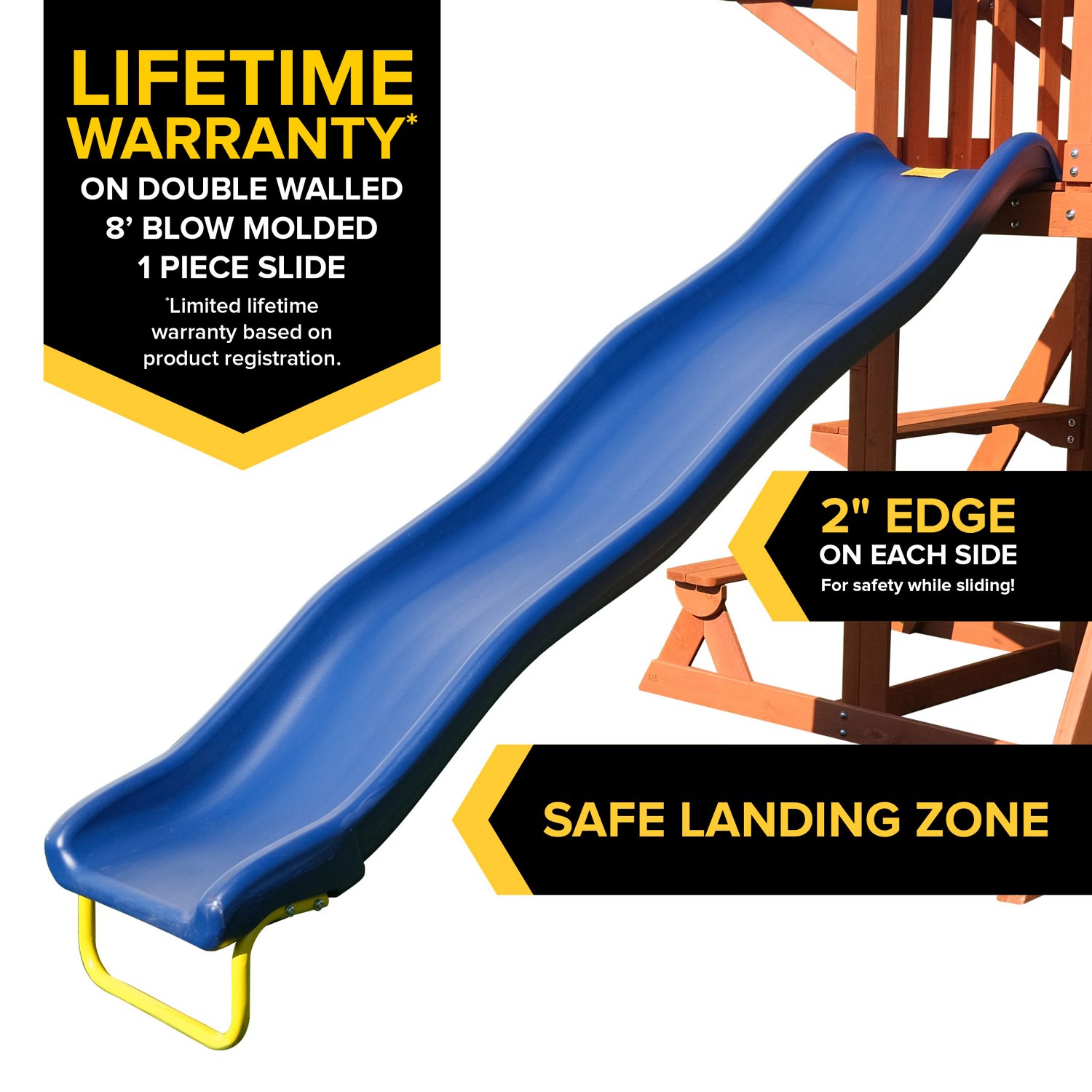 Sportspower Willow Creek Wooden Swing Set Academy