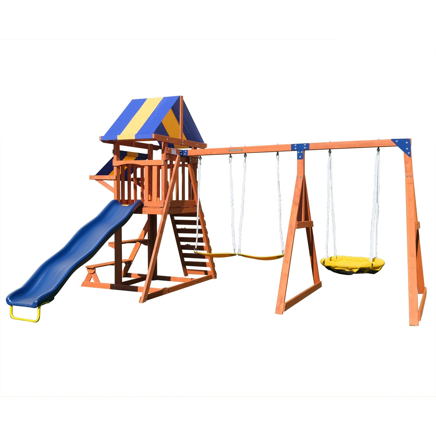 Sportspower Willow Creek Wooden Swing Set Academy