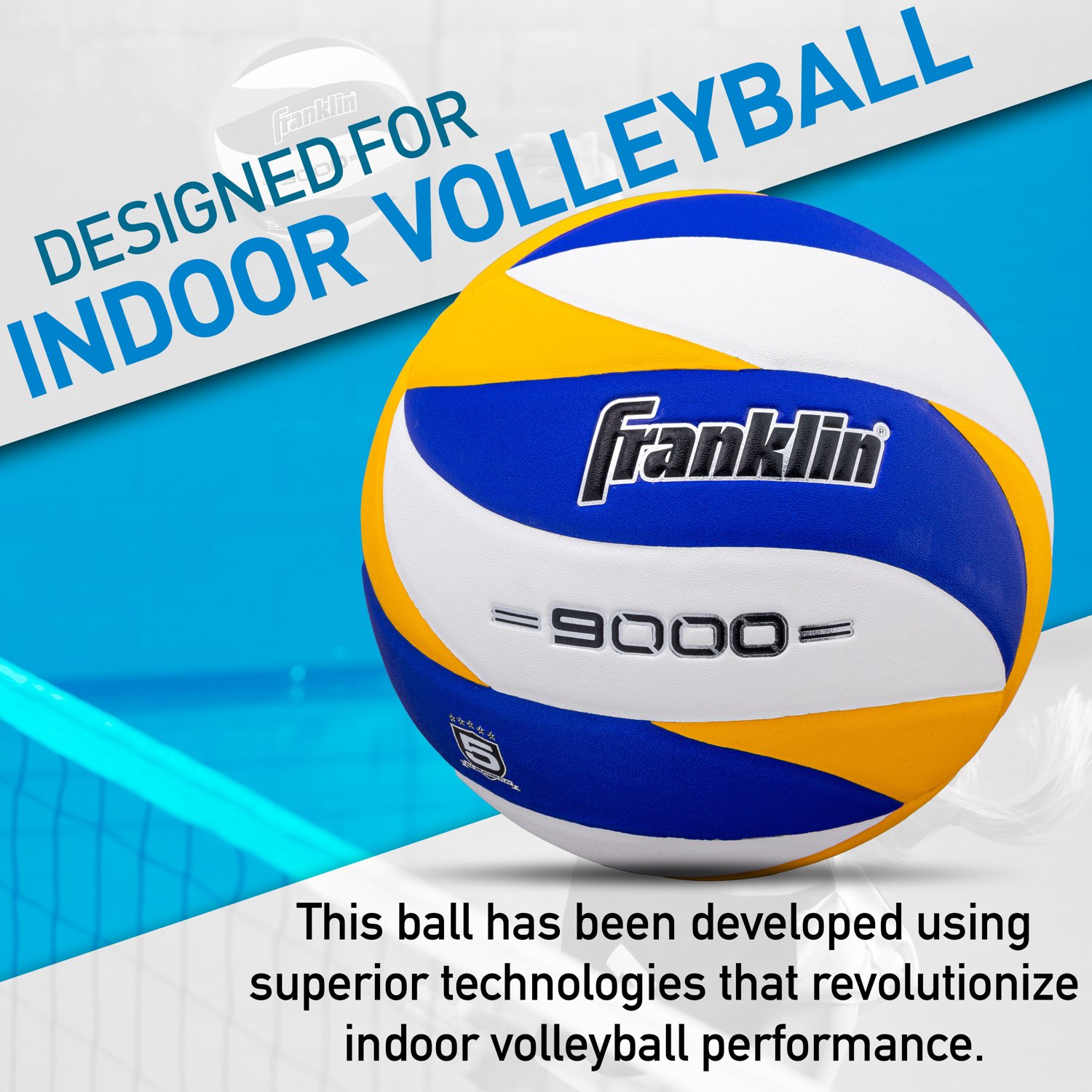 Franklin 9000 Official Size Indoor Volleyball Academy