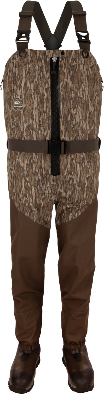 Drake Waterfowl Men’s Guardian Elite Front Zip Wader Academy