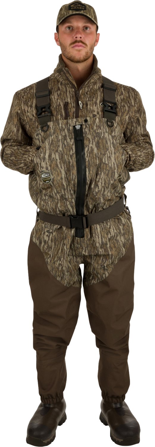 Drake Waterfowl Men’s Guardian Elite Front Zip Wader Academy